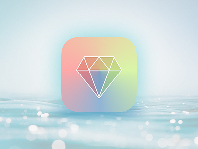Executionist - App Icon app color colorful diamond geometry gradient icon ios ipad iphone pastel specturm