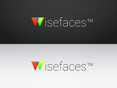 Wisefaces Branding WIP branding colors contrast logo thin tm typography w