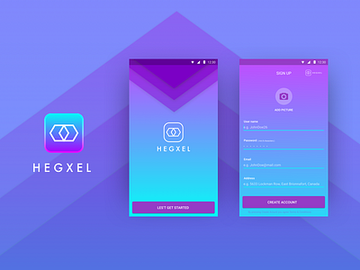 App Icon & Sign Up Concept app icon sign up ui ux