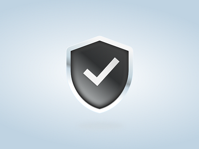 Shield checkmark protection shield