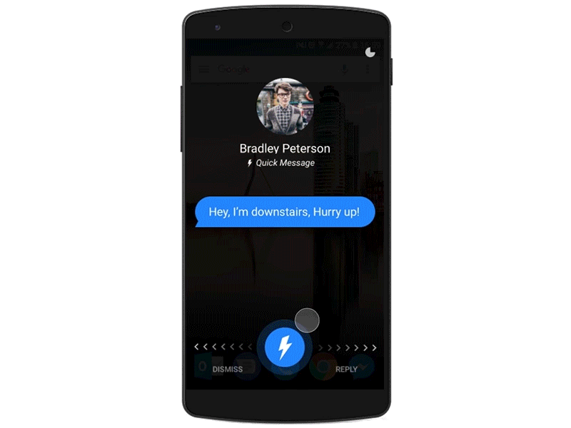 Quick Message Reply Prototype android prototype reply message quick