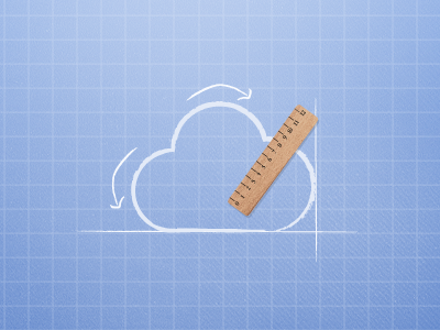 Blueprint app apple cloud concept icon iphone photoshop