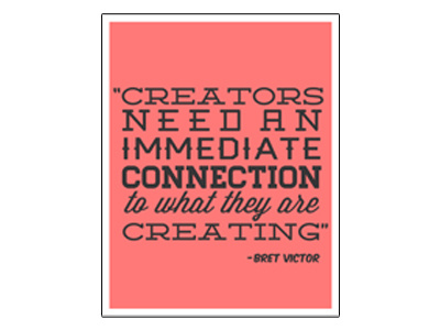 Bret Victor Poster - Quote Series