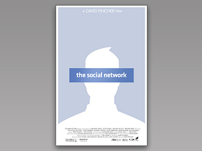 The Social Network - Minimalist Poster minimalist minimalist poster movie movie poster photoshop poster psd the social network