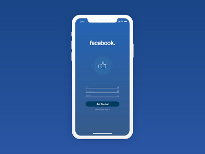 Facebook Sign Up UI