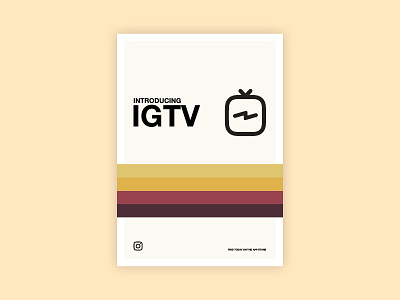 Instagram TV Retro Poster Idea