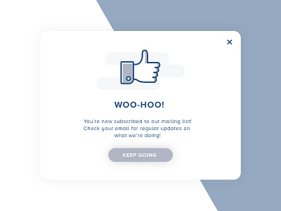 DailyUI #016 - Popup / Overlay