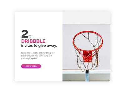 2x Dribbble Invite Giveaway
