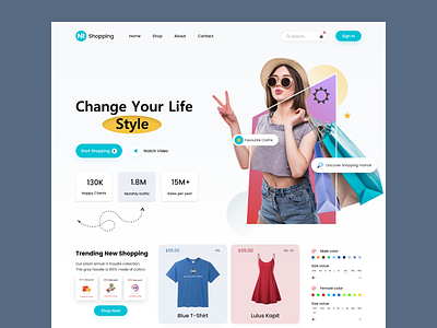Clothing Store Web UI