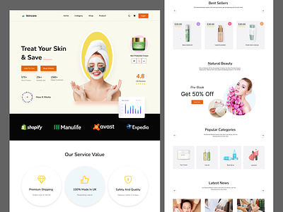 E-commerce- Skin Product Page Design
