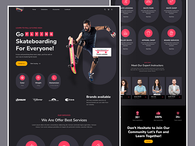 Skateboard - Landing Page Exploration