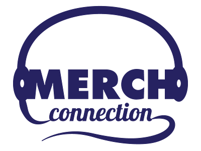 Merch Connection Inc. Logo branding headphones icon logo music stationery