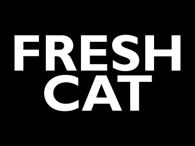 Fresh Cat Packaging cat design logotype package design packaging prototype