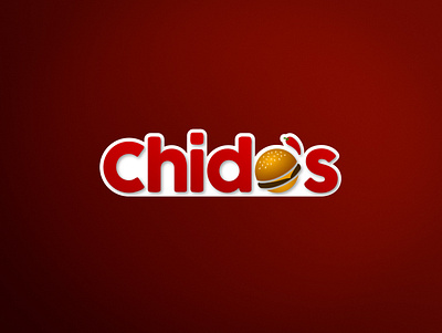 Logo Design | Chido's | Fast Food branding burger design fast food logo vector