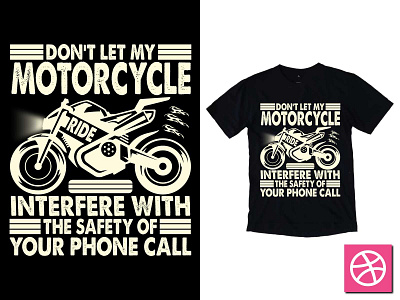 Motorcycle Motorbike T-shirt Design