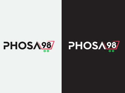 PHOSA 98 Word Mark Logo Design For Shop.