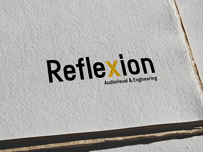 Reflexion Word Mark Logo graphic design logo word mark logo