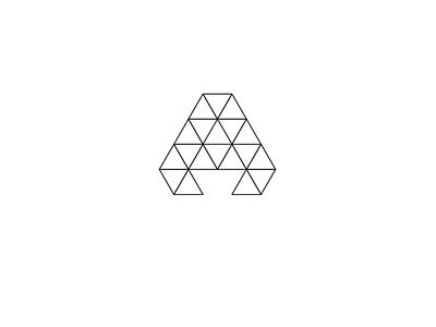 Geometric A Letter Logo