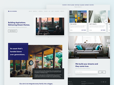 Real estate landing page