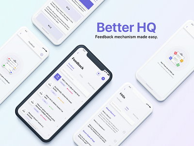 Better HQ - Feedback & Empty-states android app empty states feedback illustration interaction design interface design ios navigation onboarding ui ux