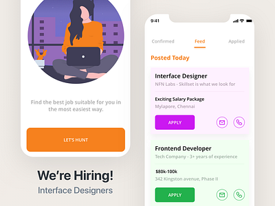 We're Hiring - Job listings app