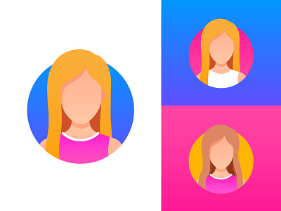 New Personal Avatar 👸🏼 avatar branding character design emoji face gradients identity illustration logo minimal personal