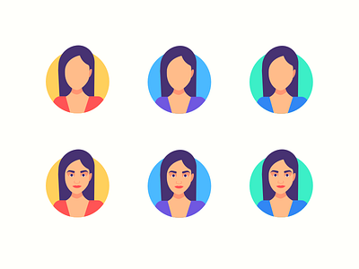 Personal Avatar avatar character face flat illustration profile vector