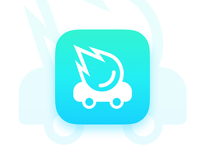 Car App Concept app blue branding car comet dailyui gradients icon identity logo minimal