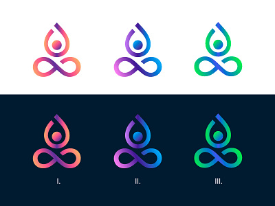 Yoga Center Logo Design 🌸