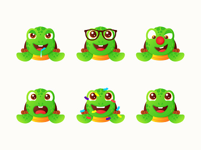 Turtle Emoji Stickers 🐢