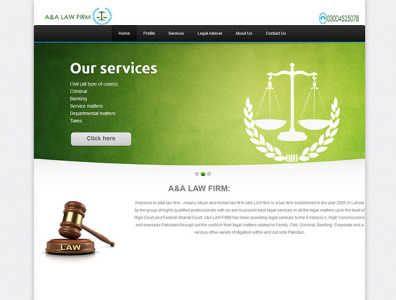 A&A Law Firm animation branding graphic design law firm legal servcies logo ui