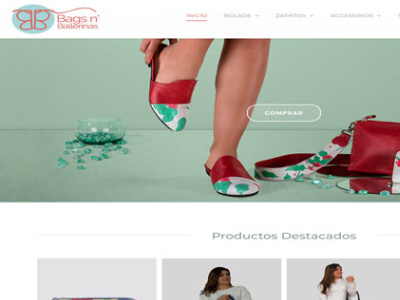 Bagsnballerinas branding graphic design logo ui