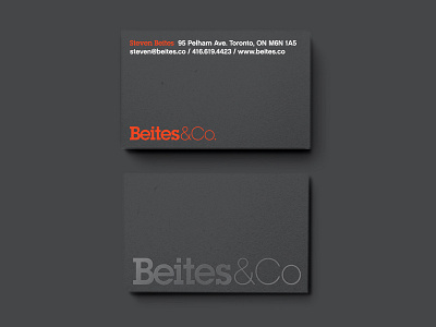 Beites&Co. Business Cards branding business cards graphic design logo print design spot gloss stationery design visual identity
