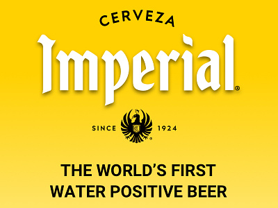 Imperial - The World's First Water Positive Beer
