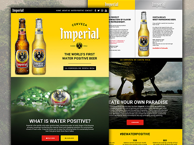 Imperial - Desktop Mockups flat imperial responsive website