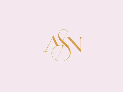 WIP Alyssa & Nick - Wedding Mark branding graphic design lettering logo mark minimal wedding wip work in progress