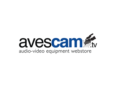 Avescam avescam avescam.tv black blue camera e commerce logo shopping webstore