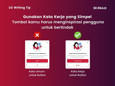 Tips for UX Writing 1 : Use Simple Action Verbs (Lion Parcel) branding indonesia menulis mobile product design ui ui design ui tip user experience writer indonesia ux ux tip ux writer ux writer indonesia ux writing ux writing indonesia writer