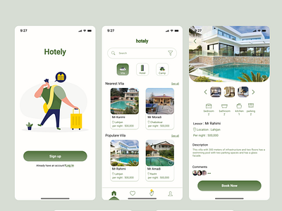 Hotel Booking App app booking hotel design hotel ui ux