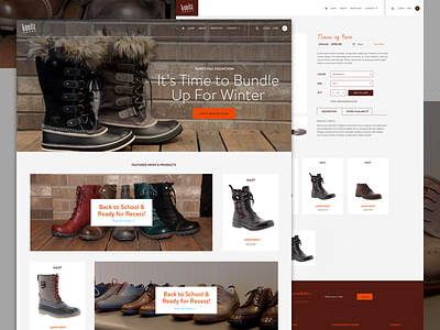 Kunitz Shoes Ecommerce Shop clean ecommerce homepage shop sketch sketchapp soe ui ux web design website woo commerce
