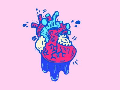 Heart Beat adobe anatomy art drawing heart illustration illustrator love vector