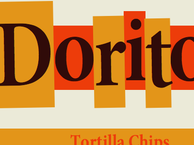 CSS3 Doritos Bag css3 doritos letterings.js minion pro condensed subhead red throwback tortilla chips typekit yellow
