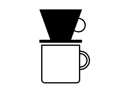 CSS Icons "Pour-Over" coffee css icons pour over