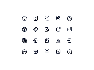 24 × 24 Icon set 💳 by Marcus Gellermark on Dribbble