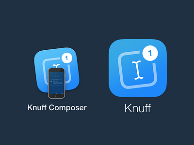 Knuff OSX & iOS app icon ios iphone osx sketch