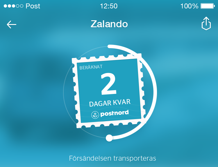 Track and Trace PostNord by Marcus Gellermark for Bontouch on Dribbble