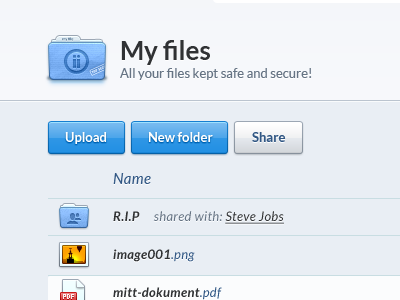 My files