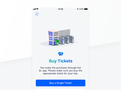 Buy Tickets! 🎟 app blender blender 3d ios isometric stockholm tickets