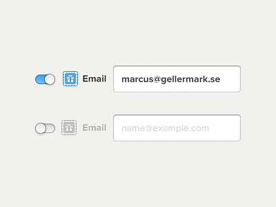 Mail me! css email input mail stamp switch web