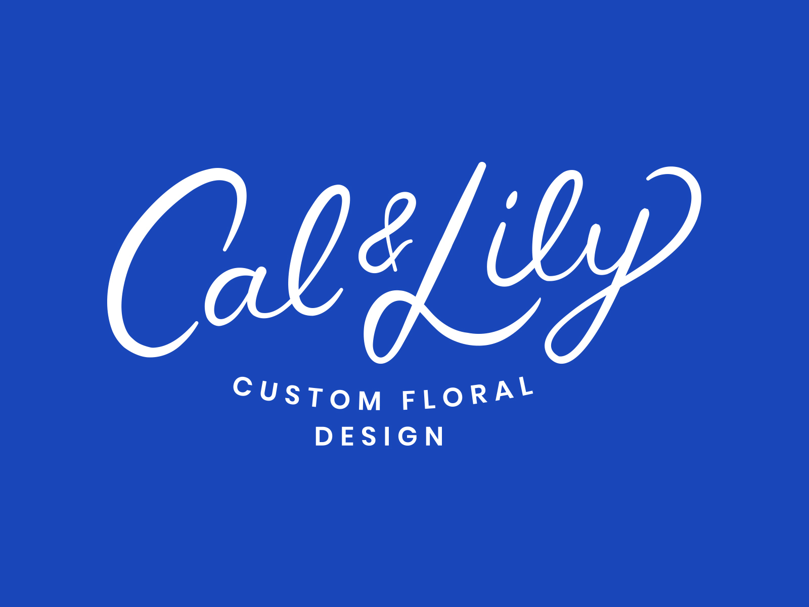 Cal & Lily Florist Logo by Sarah Knowles Clarke on Dribbble